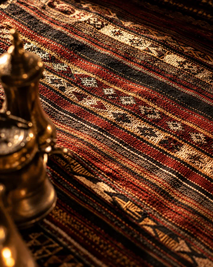 تفصيل نقوش سجاد السدو